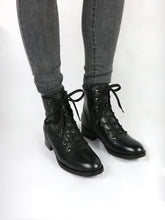 Load image into Gallery viewer, ANKLE BOOTS | LMKAREN | BLACK | SIZE 41-47