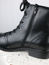 Load image into Gallery viewer, ANKLE BOOTS | LMKAREN | BLACK | SIZE 41-47